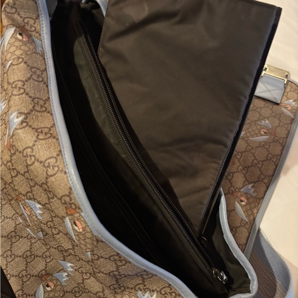 Gucci Beige and Light Blue Baby Bag